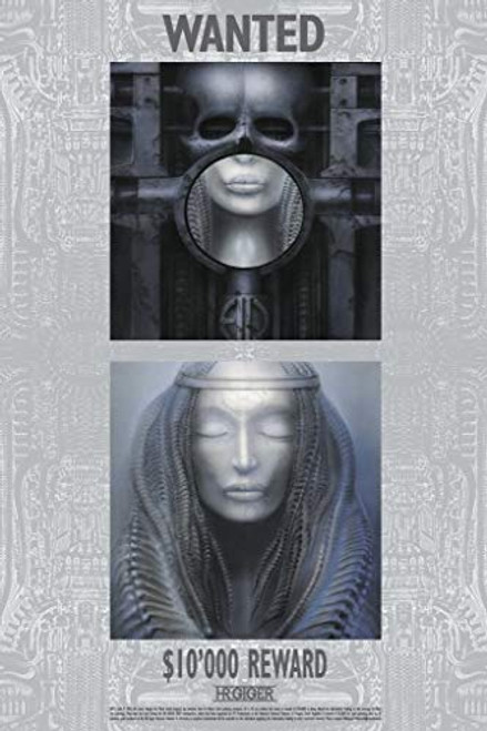 Posterjacks UK H.R.Giger ELP Wanted Silver Paper Poster Measures 36 x 24 inches -91.5 x 61cm Posterjacks UK H.R.Giger ELP Wanted Silver Paper Poster Measures 36 x 24 inches -91.5 x 61cm