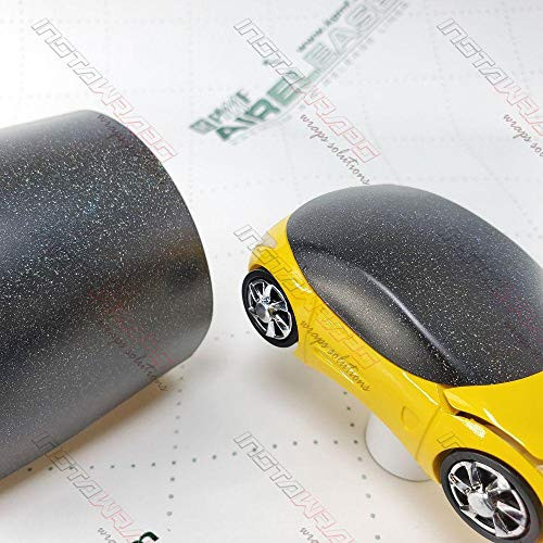 KPMF K75571 Matte Morpheus Black Starlight Iridescent 3in x 5in -Sample Size- Vinyl Car Wrap Film