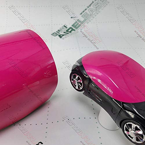 KPMF K75406 Gloss Momentum Pink 3in x 5in -Sample Size- Vinyl Car Wrap Film