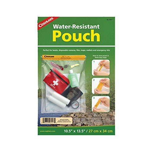 Coghlan'S Unisex Adult C8417 Water Resistent, Transparent, 10.5 x 13.5-Inch