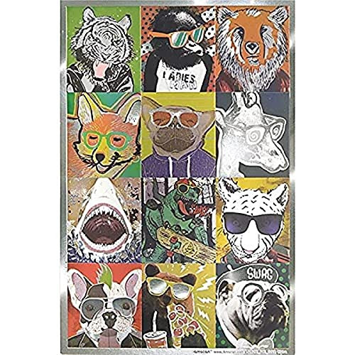 Animal Sticker Sheets | Multicolor | Party Favor | 3 Sheets
