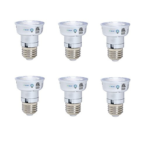 Viribright PAR16 LED light bulb 35W equivalent (4.2W Actual) Soft / Warm White 2700K Flood Light 336 lumen Medium Base (E26) 6 pack Viribright PAR16 LED light bulb 35W equivalent (4.2W Actual) Soft / Warm White 2700K Flood Light 336 lumen Medium Base (E26) 6 pack