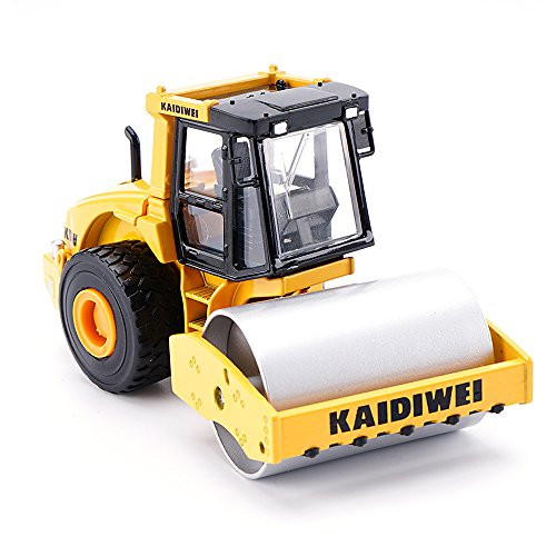 KDW 1/50 Scale Alloy Diecast Road Rollers Construction Vehicle Model Toys