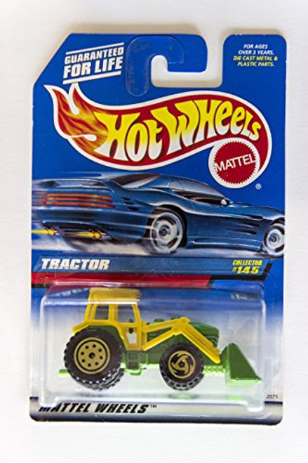 Mattel Hot Wheels 1998 1:64 Scale Green & Yellow Tractor Die Cast Car Collector #145