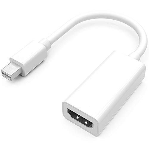 LsvtrUS Mini DisplayPort to HDMI Adapter, Mini DP Thunderbolt to HDMI 1080P Male to Female Converter for MacBook Mac Mini iMac Microsoft Surface Pro 3/4 -White- LsvtrUS Mini DisplayPort to HDMI Adapter, Mini DP Thunderbolt to HDMI 1080P Male to Female Converter for MacBook Mac Mini iMac Microsoft Surface Pro 3/4 -White-