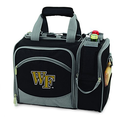 PICNIC TIME NCAA Wake Forest Demon Deacons Malibu Embroidery Set, One Size, Black