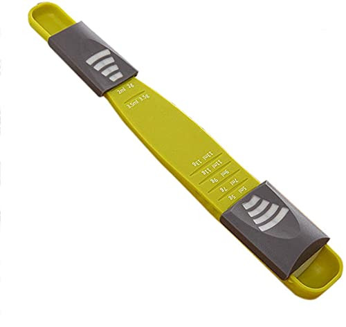 Adjustable Measuring Spoon, Double End Adjustable Scale Eight Stalls Measuring Spoon, Measuring Dry/Semi-Liquid Ingredients, Metering Spoon for Baking, Cooking ,Coffee, Sugar, Salt, Powder?