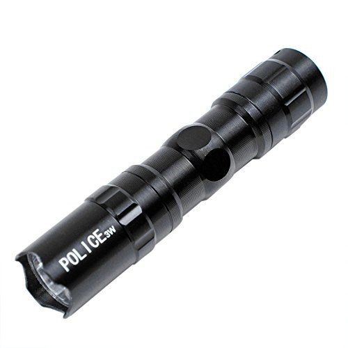 3W Ultra Bright LED Chip,LED Tactical Flashlight,Super Bright Lumens Flashlight for Police Law Enforcement, Emergency or Camping, Waterproof-not Included Battery-