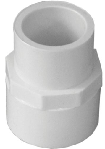 Genova Products 30175 PVC Reducing Coupling, 3/4 x 1/2