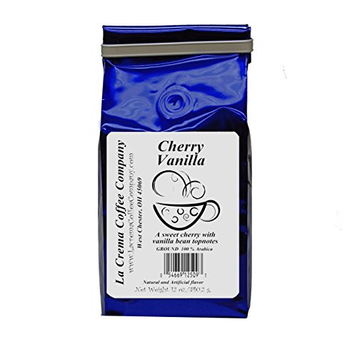 La Crema Coffee Cherry Vanilla, 12-Ounce Packages (Pack of 2)