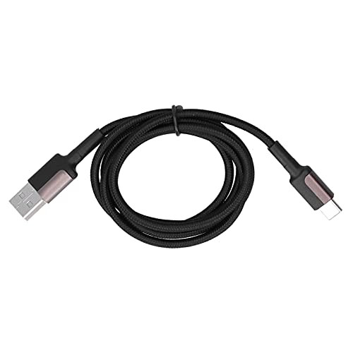 Kafuty-1 USB Type C Cable Fast Charge,USB C Cable 3A Fast Charging 1M/2M,USB-C Charge Braided Phone Charger Data Cables Cord USB?C Data Line,Black-1M-