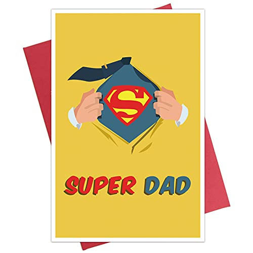 Father's Day Card, Card from Wife from Son from Daughter, Best Dad Card