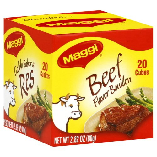 Beef Flavor Bouillon Cubes by Maggi