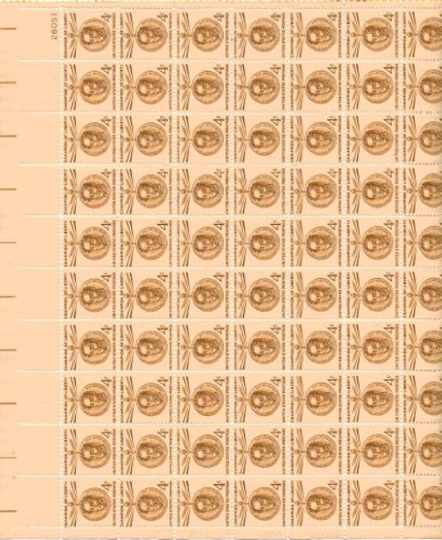 USPS Simon Bolivar Full Sheet of 70 X 4 Cent Stamps Scott 1110 USPS Simon Bolivar Full Sheet of 70 X 4 Cent Stamps Scott 1110