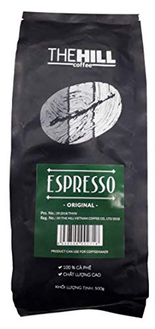 The Hill ESPRESSO Coffee Beans. Espresso Roast Blend of Premium Arabica and Robusta Whole Coffee Beans. 1.1 Pound Bag of Rich and Heartwarming Espresso Vietnamese Coffee The Hill ESPRESSO Coffee Beans. Espresso Roast Blend of Premium Arabica and Robusta Whole Coffee Beans. 1.1 Pound Bag of Rich and Heartwarming Espresso Vietnamese Coffee
