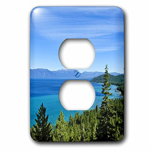 3dRose lsp_88521_6 Usa, California, Lake Tahoe Scenic Us05 Mde0080 Michael Defreitas 2 Plug Outlet Cover