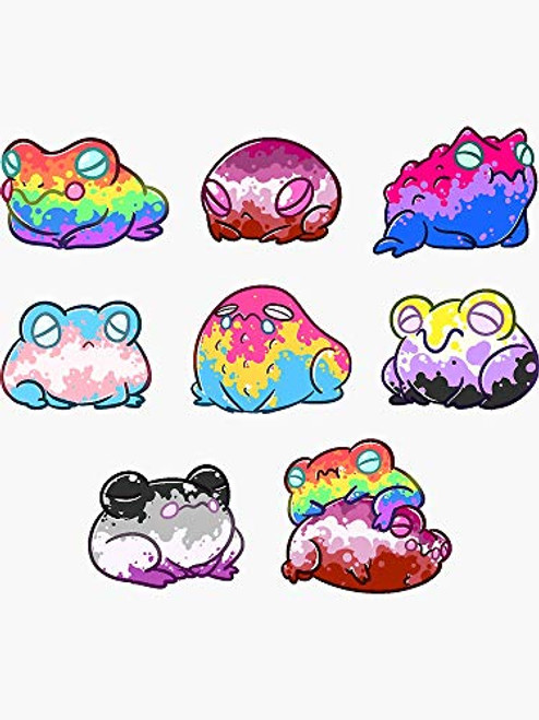 Gay Pride Frog Sticker Sheet Set Sticker - Sticker Graphic - Auto, Wall, Laptop, Cell, Truck Sticker for Windows, Cars, Trucks Gay Pride Frog Sticker Sheet Set Sticker - Sticker Graphic - Auto, Wall, Laptop, Cell, Truck Sticker for Windows, Cars, Trucks