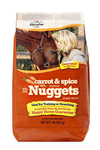 Manna Pro Bite-Size Carrot  and  Spice Flavored Nuggets, 1 lb