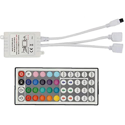 LED Light Controller Adapter 44 Keys LED Lights RGB Remote Control Box for RGB LED Light Strip LED Light Strip