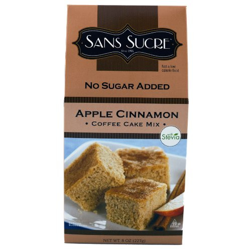 Sans Sucre Apple Cinnamon Coffee Cake, 8-Ounce (Pack of 6) Sans Sucre Apple Cinnamon Coffee Cake, 8-Ounce (Pack of 6)