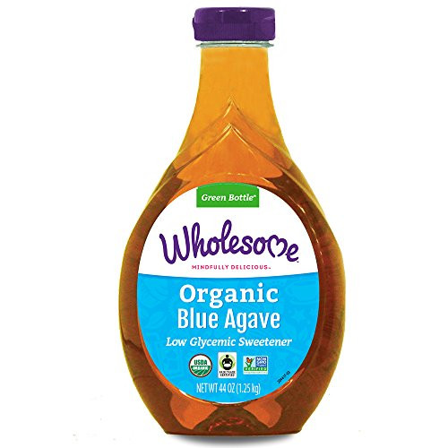 Wholesome Organic Blue Agave Nectar, Syrup, Low Glycemic Sweetener, Non GMO, 44 oz (Pack of 2)