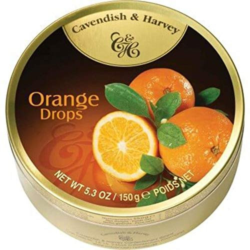 Cavendish  and  Harvey Fruit Tin - Orange, 5.3-Ounce
