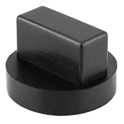 Qiilu Rubber Jack Stand Pads, Car Enhanced Frame Rail Floor Jack Support Pad Adapter for Mercedes-Benz