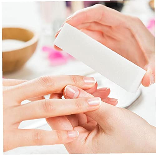 1PC White Nail Buffer Block 4 Way Nail File Buffing Sanding Buffer Nail Art Tips Tool Fingernail Manicure Pedicure Kit for DIY Nail Art