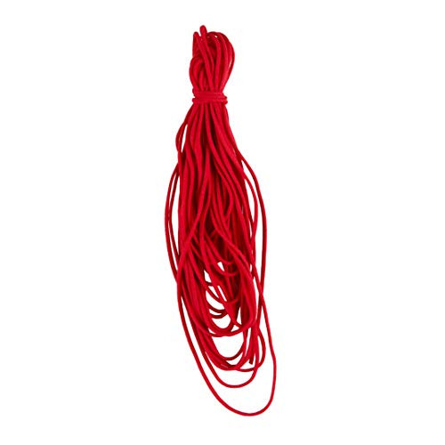 1/8'' Soft Knit Elastic Cord - 10 Yard Red