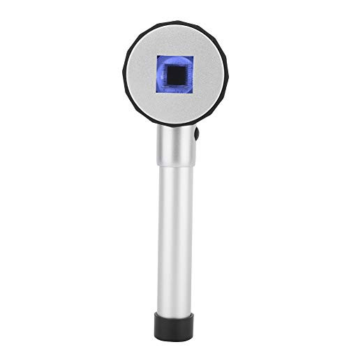 Handheld 10X LED Magnifier Loupe, Optical Glass Magnifying Jewelry Loupes with LED Light and Measure Scale for Reading Jewelry Checking Handheld 10X LED Magnifier Loupe, Optical Glass Magnifying Jewelry Loupes with LED Light and Measure Scale for Reading Jewelry Checking