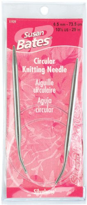 Susan Bates 29-Inch Silvalume Circular Knitting Needle, Size 13/9mm Susan Bates 29-Inch Silvalume Circular Knitting Needle, Size 13/9mm