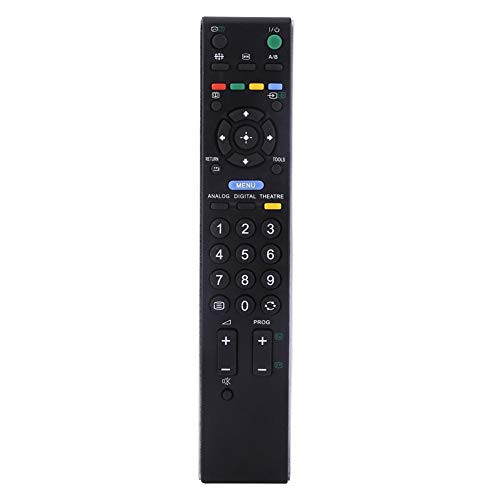 Richer-R Remote Control for Sony Smart TV,Fashionable RM-ED009 Part Controller Replacement Remote Control for Sony LCD LED Smart TV,TV Remote Control with Stable Performance,Black