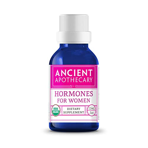 Hormones for Women Organic Essential Essential Oil from Ancient Apothecary, 15 mL - 100% Pure and Therapeutic Grade Blend of Clary Sage, Ylang Ylang, Thyme and Geranium Rose Hormones for Women Organic Essential Essential Oil from Ancient Apothecary, 15 mL - 100% Pure and Therapeutic Grade Blend of Clary Sage, Ylang Ylang, Thyme and Geranium Rose