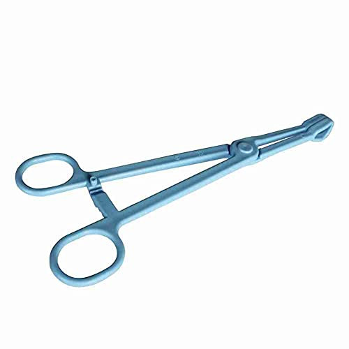 KSCD Reptile Feeding Clip,Tongs Plastic Terrarium Lizards Turtles Reptile Tweezers Reptile Feeding Tool-24.5cm-