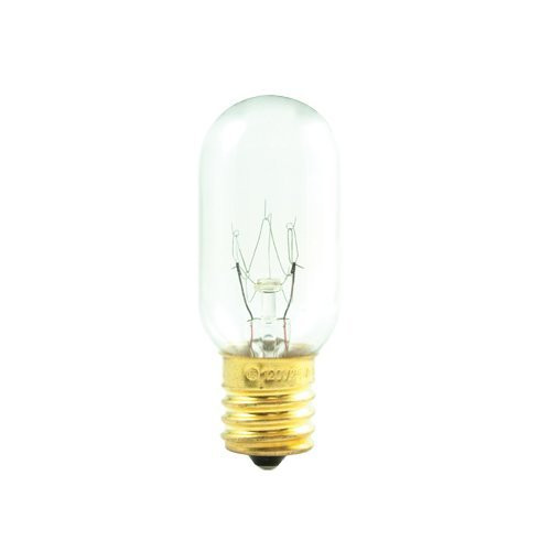 Bulbrite Incandescent T8 Intermediate Base -E17- Light Bulb, 25 Watt, Clear