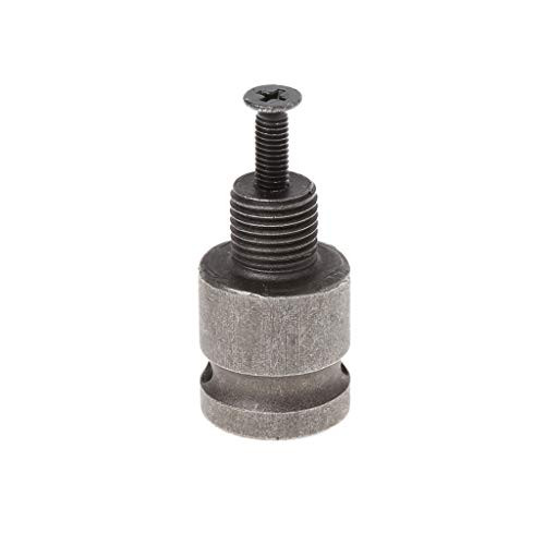 KANGneei Drill Chuck Adaptor with Screw,1/2'' Drill Chuck Adaptor for Impact Wrench Conversion 1/2-20UNF with 1 Pc Screw Gray