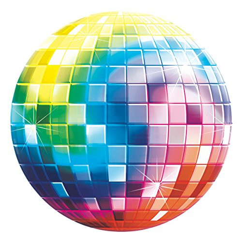 Amscan Disco Ball, 10 1/2", Multicolor