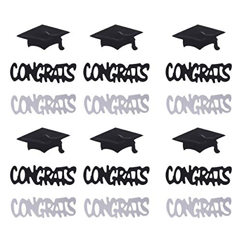 PRETYZOOM Graduation Confetti 45g Graduation Hat Confetti Plastic Graduats Letter Table Scatter for Graduation Party Decorations