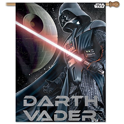 Disney Star Wars Vertical Flag Darth Vader