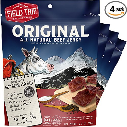 Field Trip Gluten Free, High Protein, Mandarin Orange Teriyaki Beef Jerky,