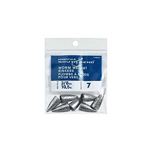 South Bend FWW4 Worm Weights 3/8 Oz