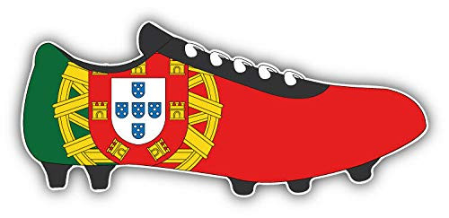 KW Vinyl Magnet Portugal Flag Soccer Cleats Truck Car Magnet Bumper Sticker Magnetic 5"
