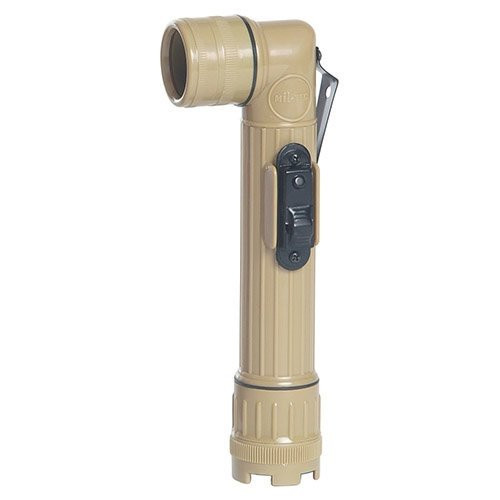 Mil-Tec LED Anglehead Flashlight -Tan, Large-