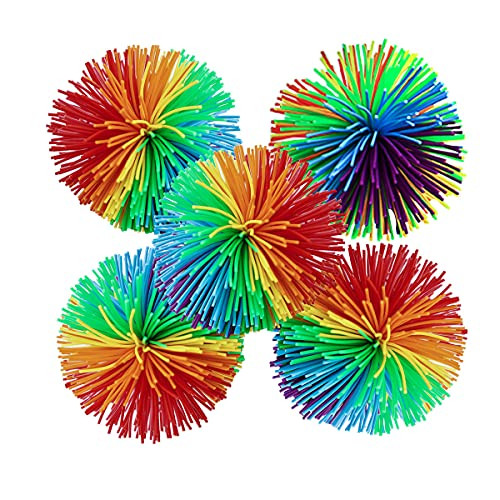 5 Pack Stringy Balls, Monkey Stringy Balls, Bouncy Ball, Great Sensory Fidget Toys