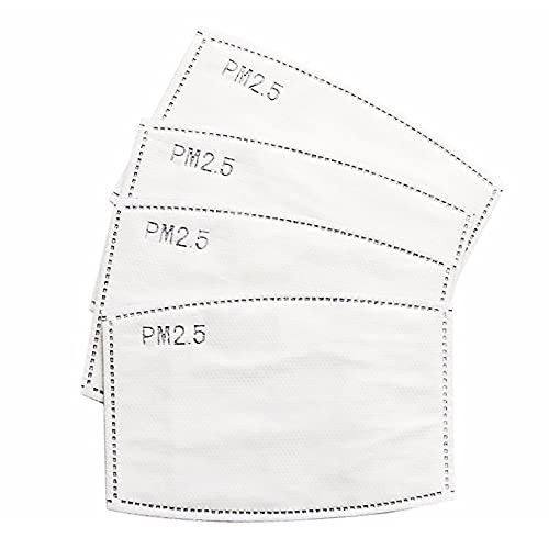 50Pcs PM2.5 Activated Carbon Filters Replaceable Anti Haze Filter Paper Ship from USA