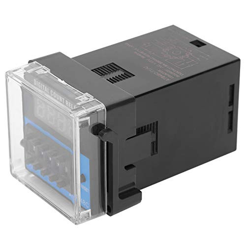 ATS48C?11-A- Time Relay, Adjustable Time Delay Timer Relay, LED Digital Tube Display Cycle Delay Anti?Interference-AC110V-