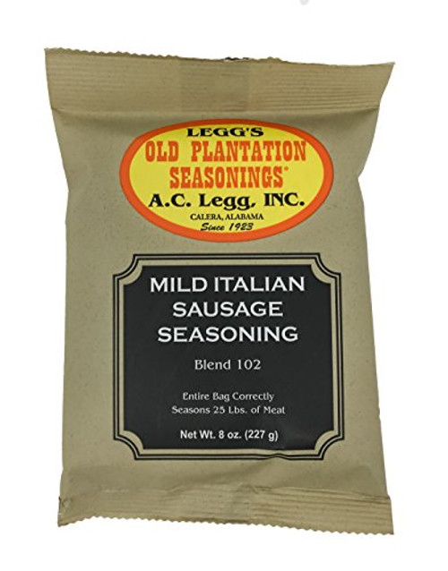 A.C. Legg - Mild Italian Sausage Seasoning - 8 Ounce A.C. Legg - Mild Italian Sausage Seasoning - 8 Ounce