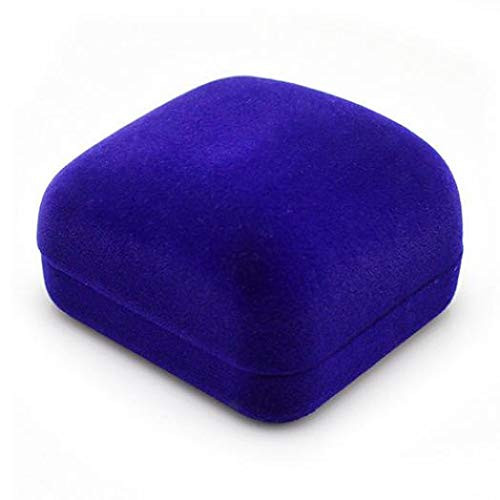 Kekailu Jewelry Box,Fashion Velvet Engagement Jewelry Ring Box Earring Pendant Display Holder Case,Jewel Cabinet Gift,Blue Kekailu Jewelry Box,Fashion Velvet Engagement Jewelry Ring Box Earring Pendant Display Holder Case,Jewel Cabinet Gift,Blue