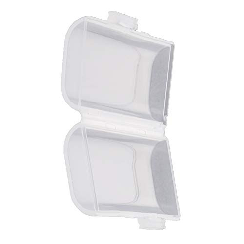 Heyiarbeit 1Pcs AAA Battery Organizer Box Battery Storage Case Battery Holder Storage for Carrying Battery Transparent