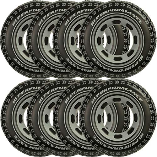 Intex FBA_8 x 59252EP Inflatable 36" Giant Tire Tubes for Swimming Pool/Lake/Ocean (8 Pack), Multicolor